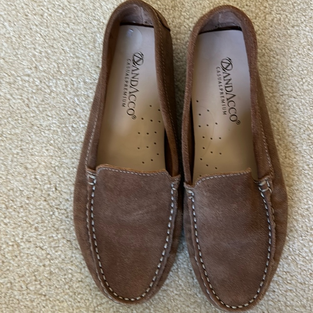 ANDACCO Leather Slip Ons